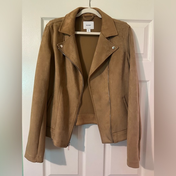 Old Navy Faux Suede Moto Jacket - Picture 7 of 7